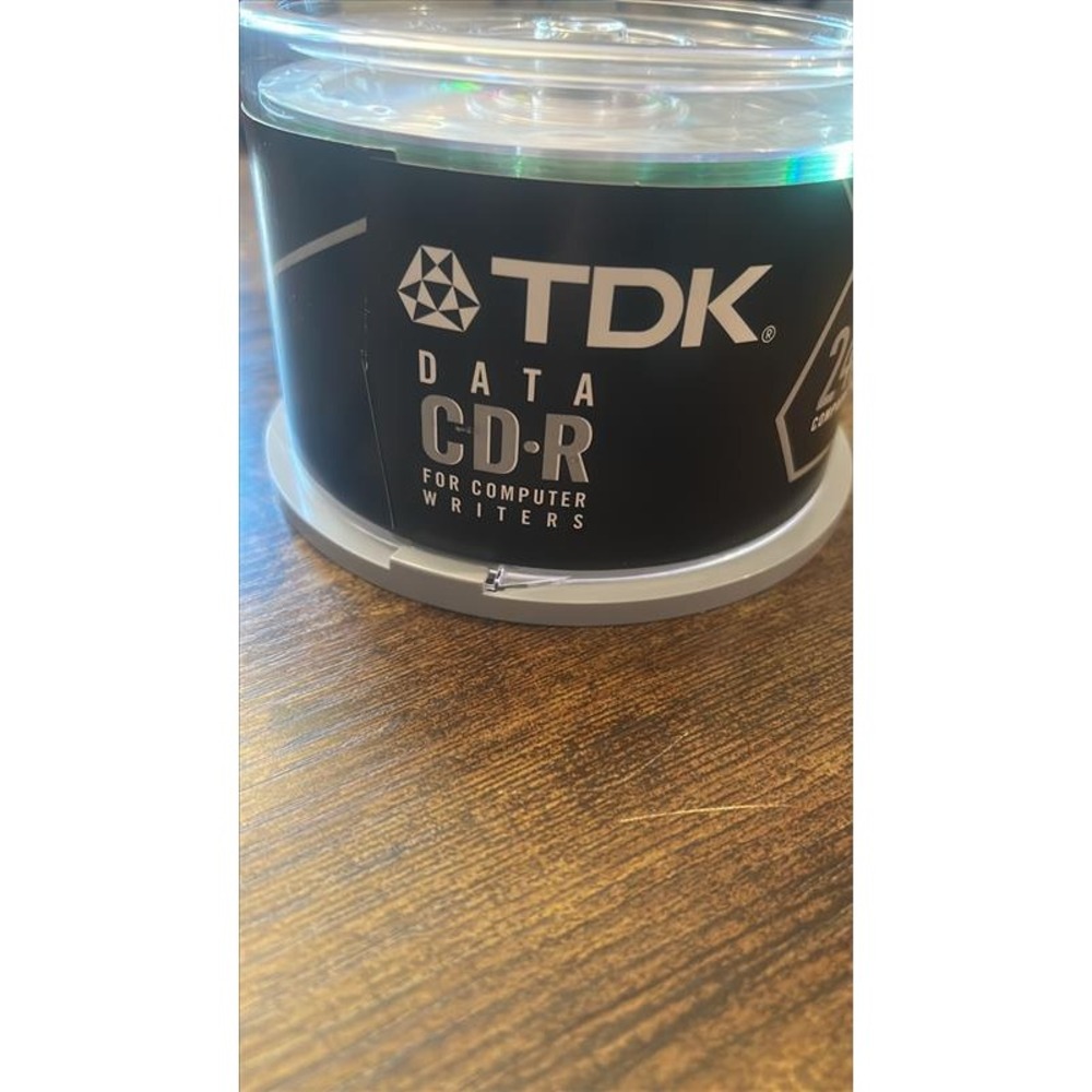 TDK Data CD-R 24x Compatible Blank Media Spindle Factory Sealed - Picture 2 of 4